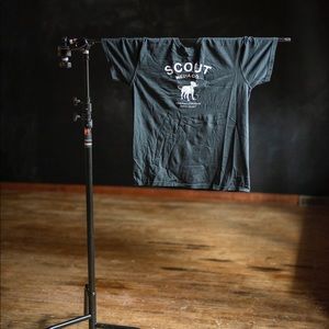 (Black) Comfort Colors t-shirt with vintage screen-printed design.